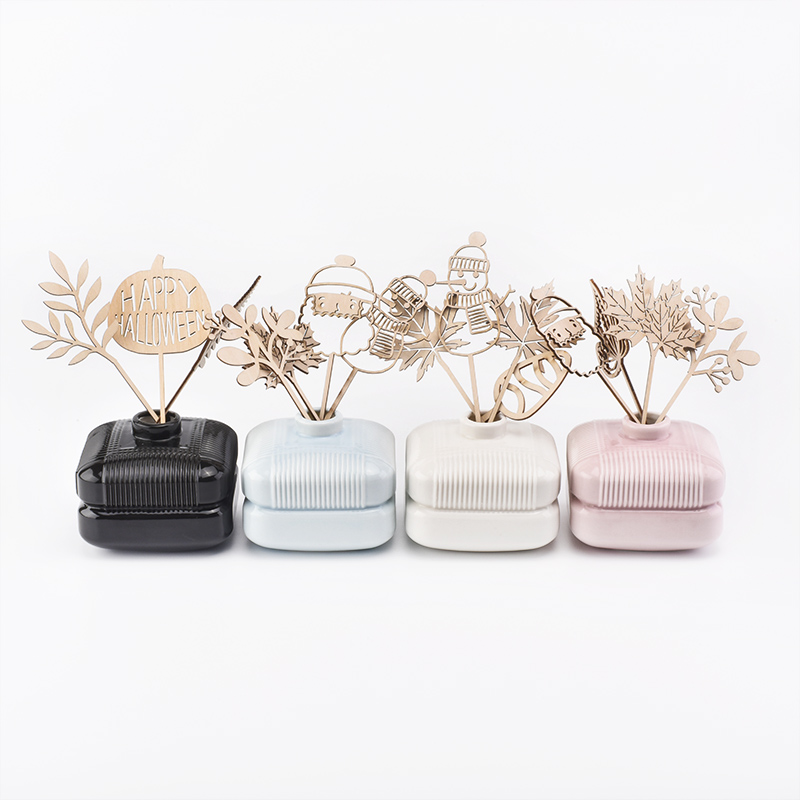 Bastone di canna per diffusore 2019 con flacone di profumo in ceramica