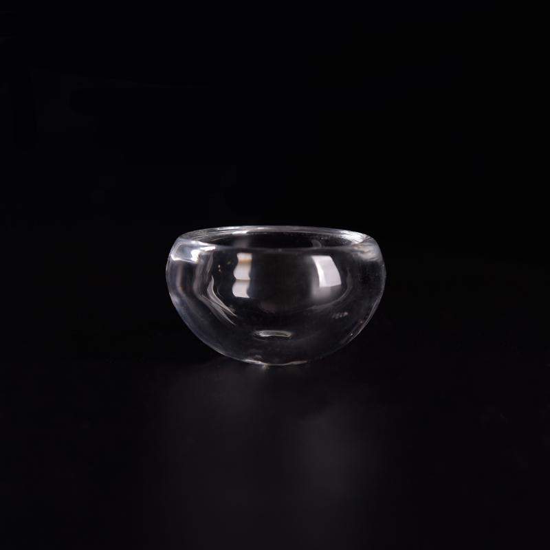 20ml high white glass tea light holder