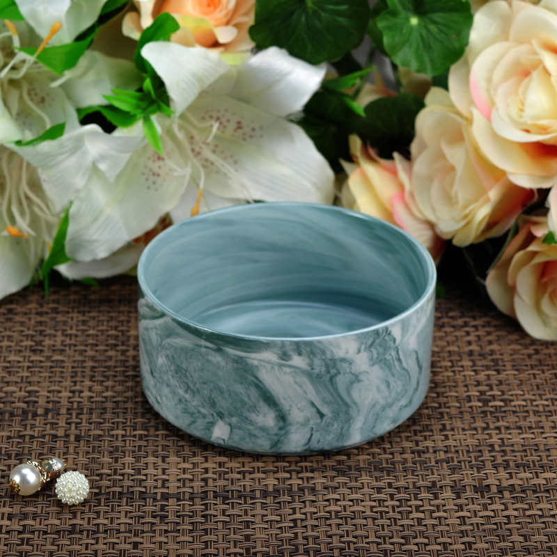 20oz Marble Ceramic Candle Holder