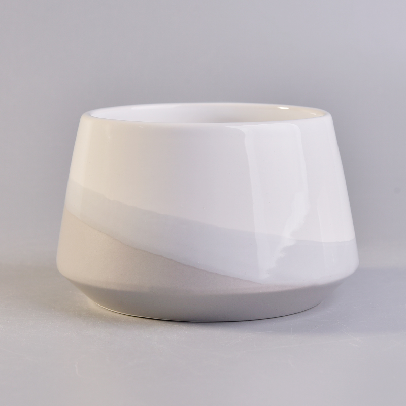Recipiente di ceramica della candela della decorazione domestica di verniciatura della casa di 23oz