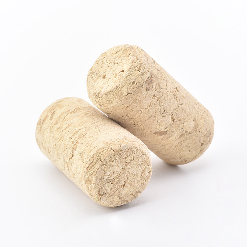 Commercio all'ingrosso tappo di sughero bottiglia di vetro 38mmH