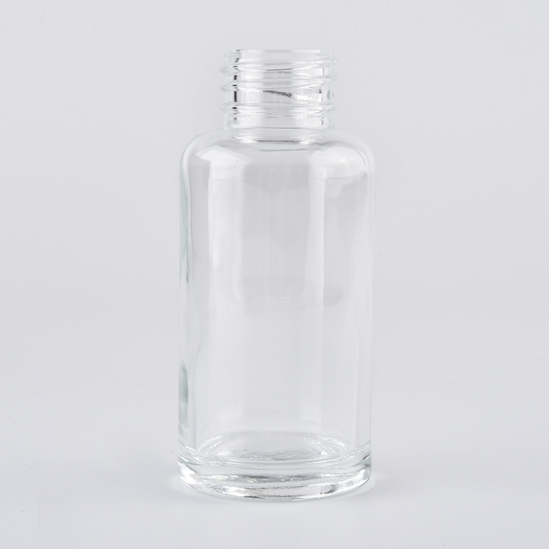 Frasco de difusor de vidro transparente de 3oz para fragrâncias
