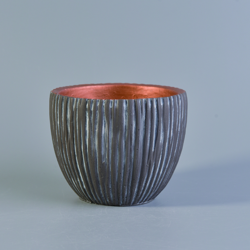 400ml 10OZ wax concrete candle holders