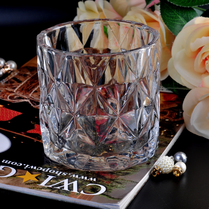 450ml Transparent Replacement Glass Candle Holders
