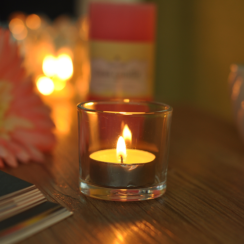 Porta Tealight in vetro 50ml 70ml all'ingrosso