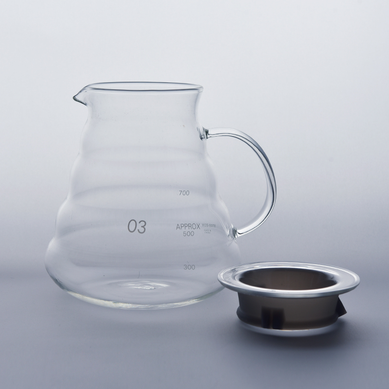 Vasi in vetro borosilicato alto 700ml vendita all'ingrosso