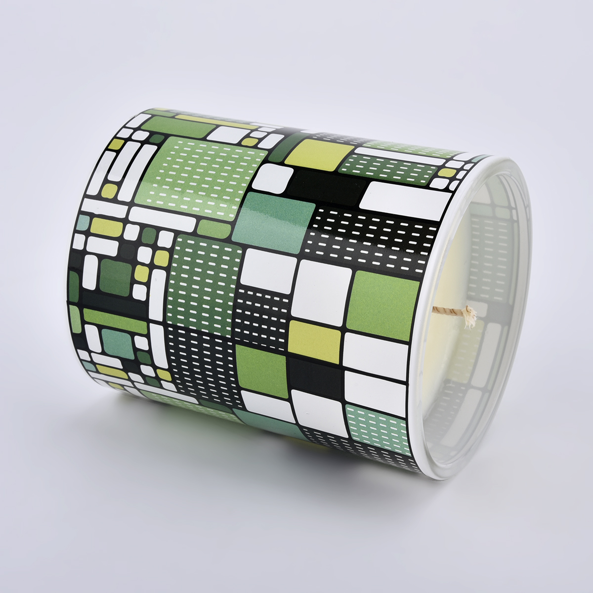 8oz 10 oz 12oz empty glass candle jar with home decor supplier