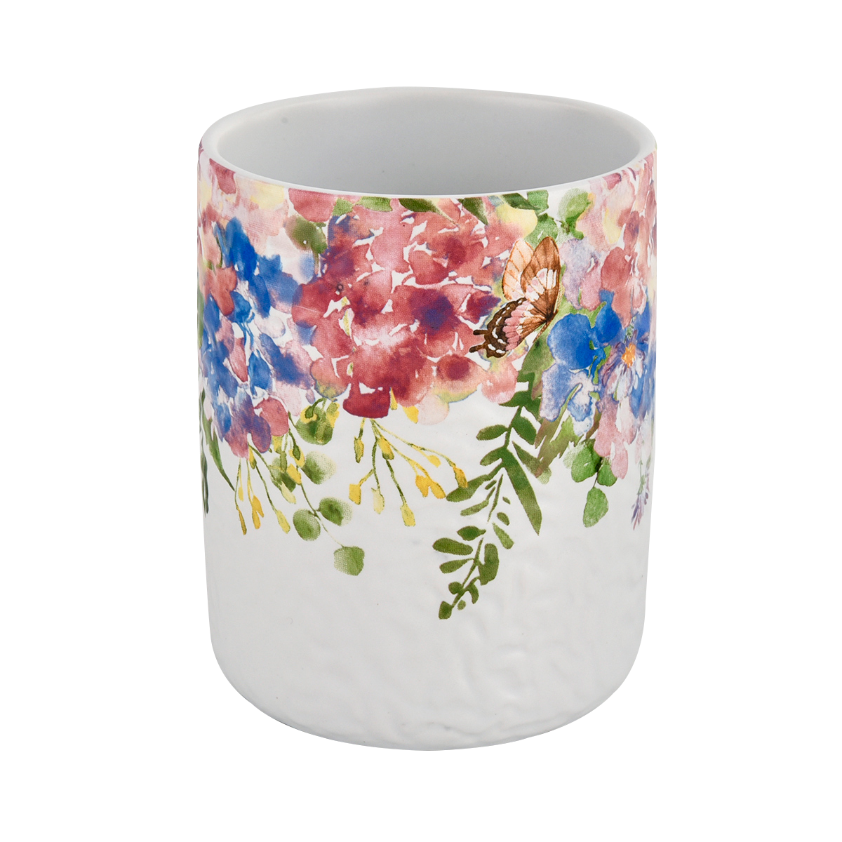 Applique printing empty ceramic candle jars for candle making