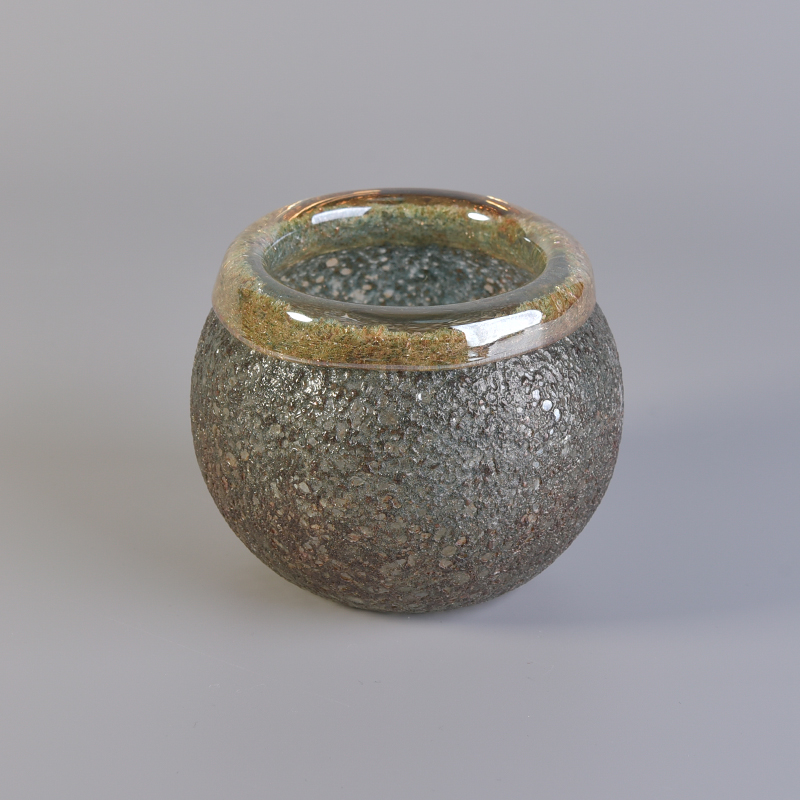 大きなガラスのキャンドルホルダー卸売