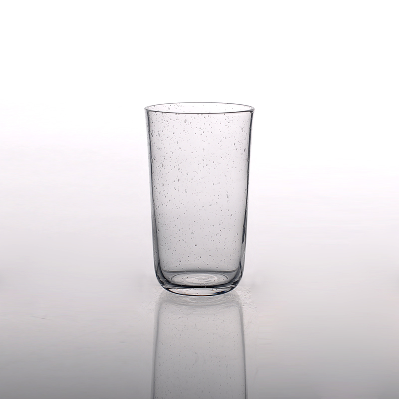 バブルガラスのキャンドルホルダー