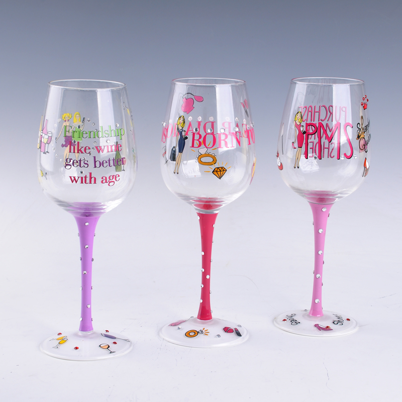 Christma stemware presente copo de vinho copo de vinho tinto