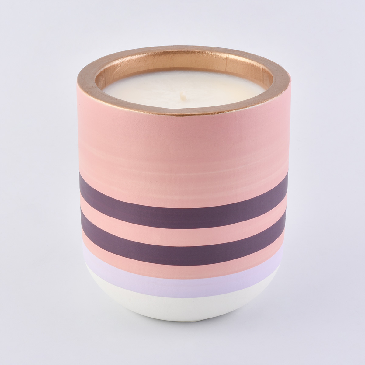 Рождественская Радуга бетонная Свеча Баночки