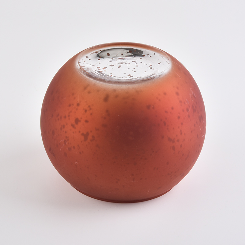 Bola de Navidad tarros de vela de vidrio decoración del hogar vidrio para hacer velas