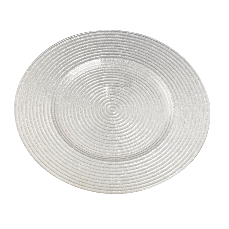 Cerchio rotondo destinazione bacchette forma lastra di vetro