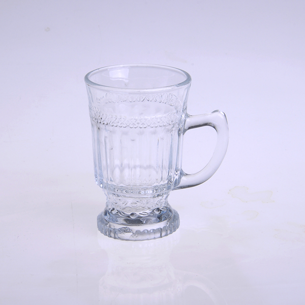 Taza de cristal transparente para restaurante