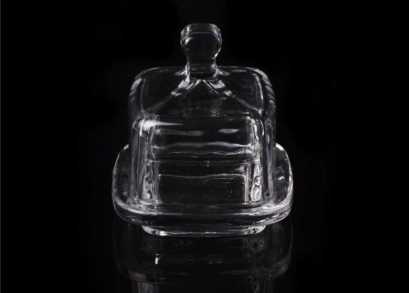 Рука формы ясно палатки сделать держатель для свечи стекла с крышкой