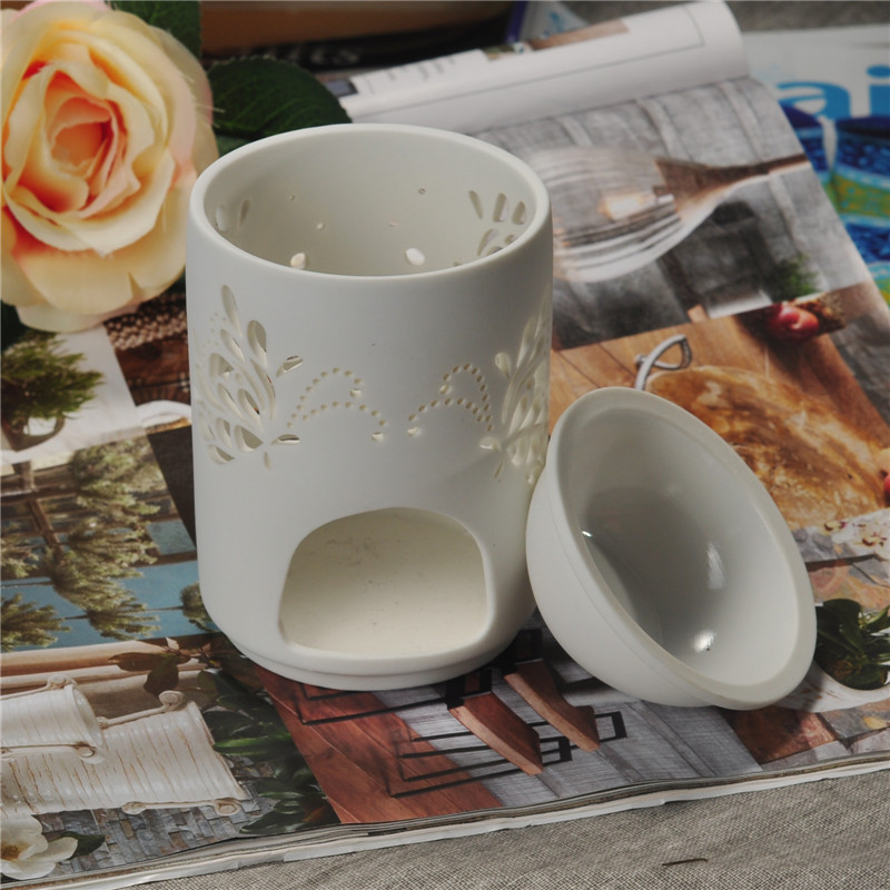 Crockery,Ceramic Candle Holder With Door and Lid for Wedding Decor