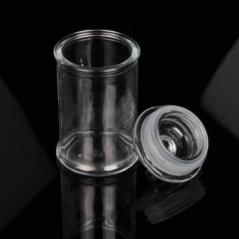 Benutzerdefinierte Glas Kerze Gläser und Deckeln