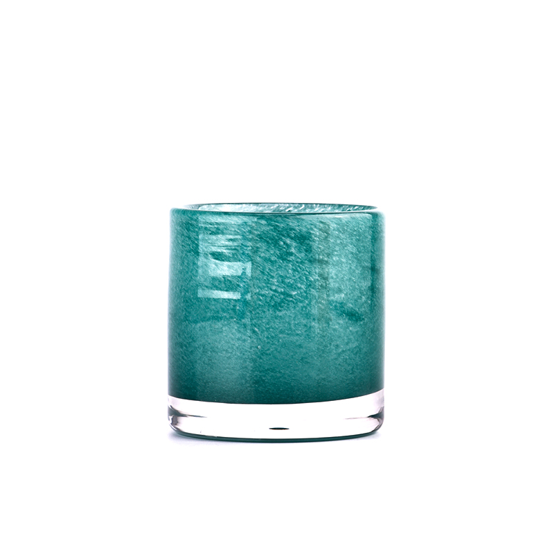 Pintura personalizada hecha a mano Jares de vela de vidrio vacío decorativo a granel