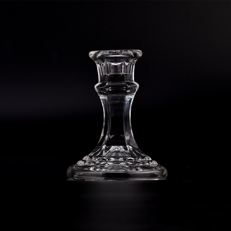 Clecode Clear Candlestick Holder mit Luxus -Desgn -Kerzenhalter -Lieferant