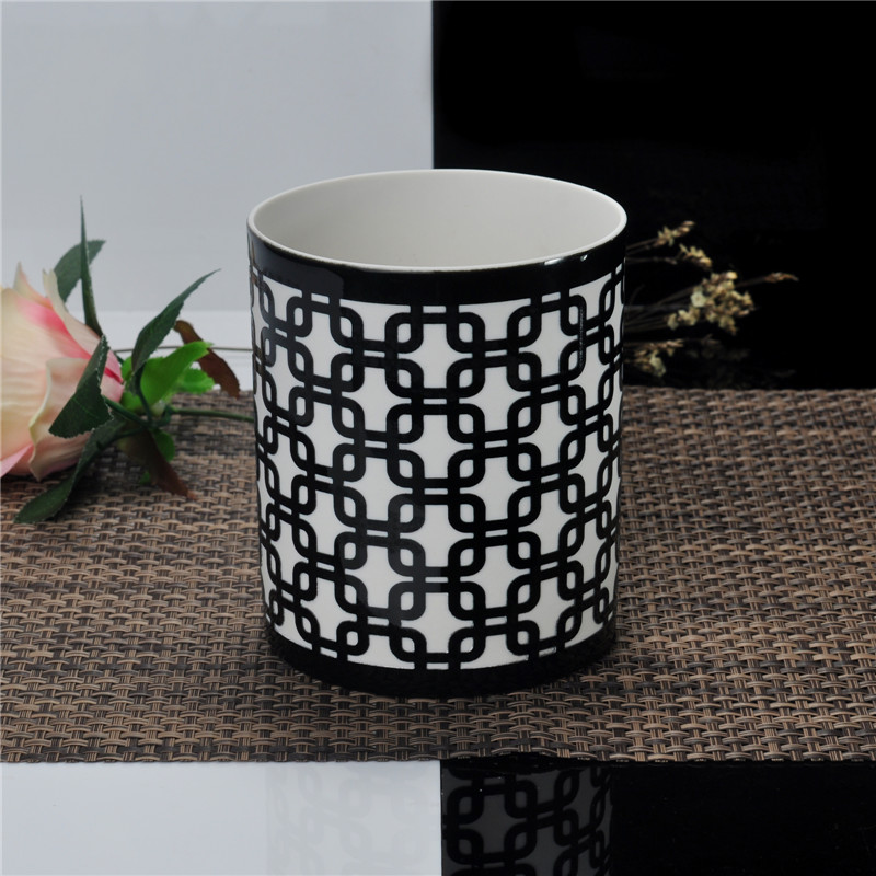 Cylinder Ceramic Candle Holder
