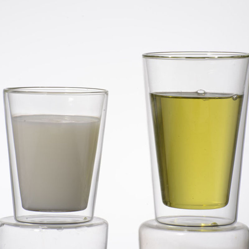 Double Wall Glass Cup For Coffee Tea Water