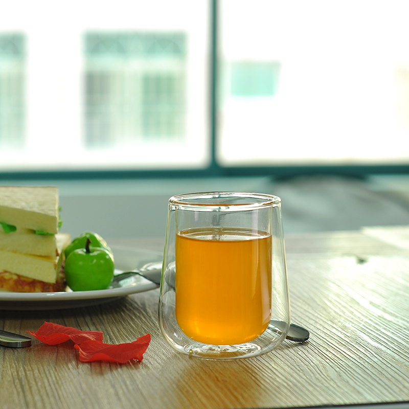 Double wall glass Wine Glass