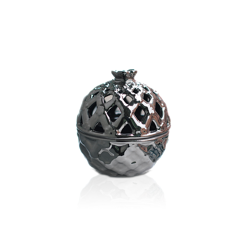 Electrosilvering ceramiczne świecznik