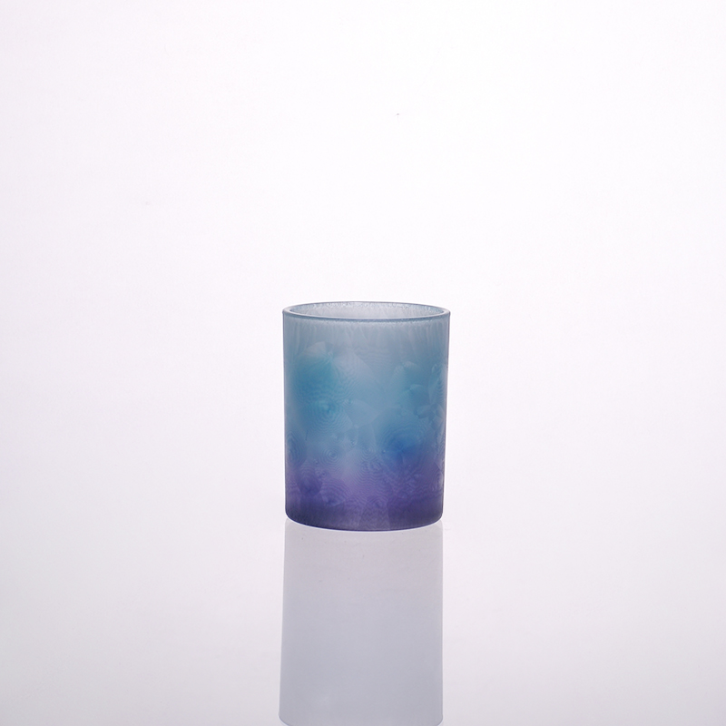 sprayed color candle holder