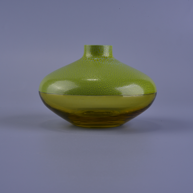 Frasco de óleo verde vidro verde oliva 250 ml