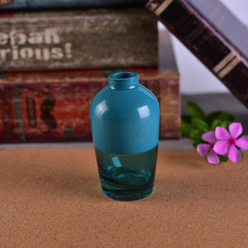 crepa mano laccatura bottiglia diffusore in vetro tagliato