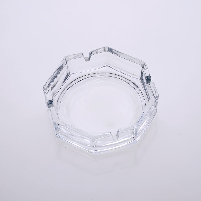 Hight branco redonda fume vidro cinzeiro fornecedor por atacado