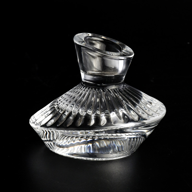 Горячая продажа небольшая мощность стеклянная подсвечника для домашнего декора оптовик