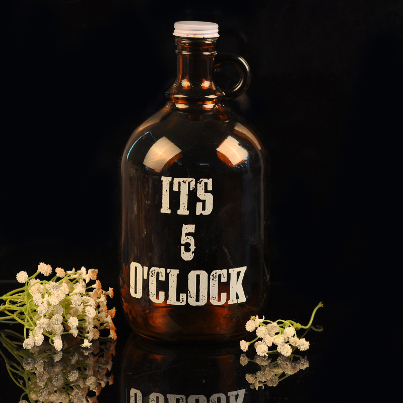 Grande capacità bottiglia di vetro di birra