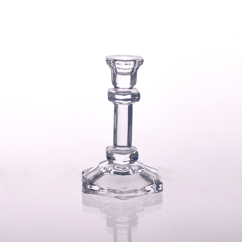 Latest glass candle stand