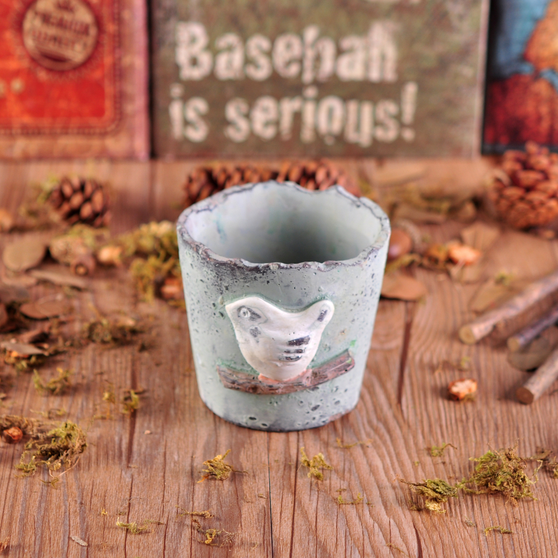 圆形水泥蜡烛台中国批发供应商