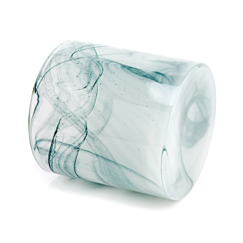 Luxus dekorative leere Glaskerzenschiffe für Kerzenherstellung Großhandel