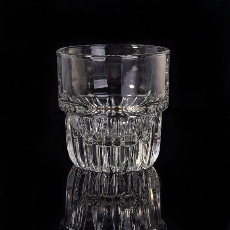 Machine press whisky glass cup for candles