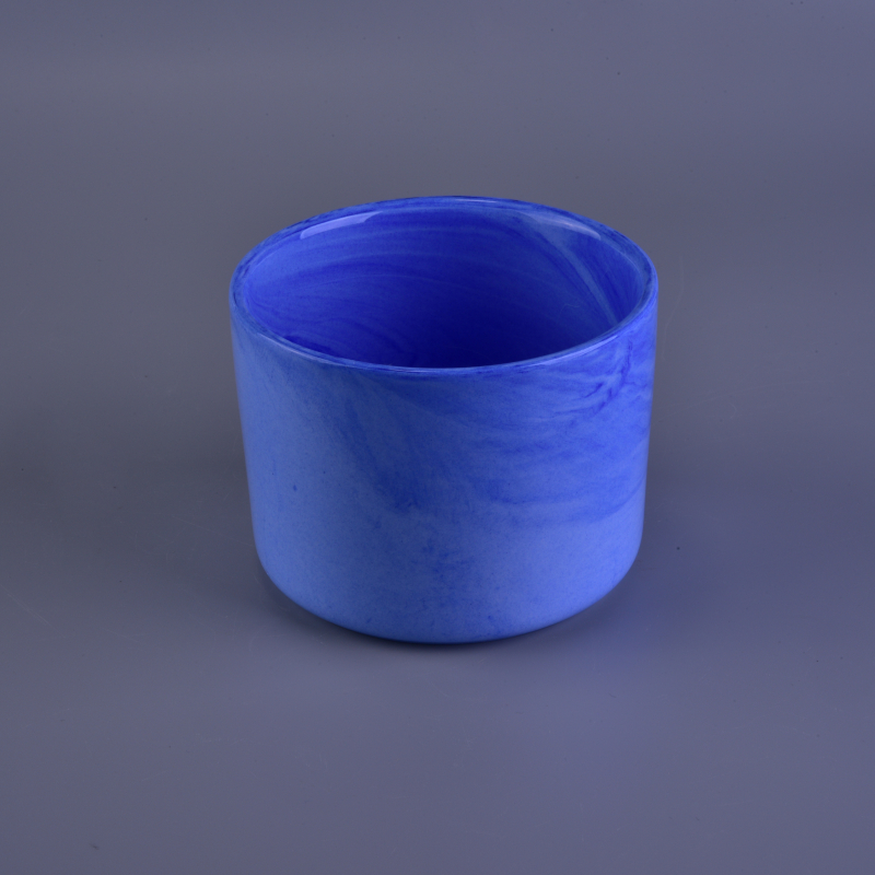 Marmurowe wykończenie posiadacze ceramicznych świec do dekoracji domu