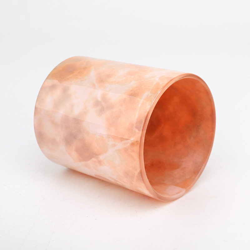 Современная 10 унций стеклянная банка для глянцевого стеклянного сосуда