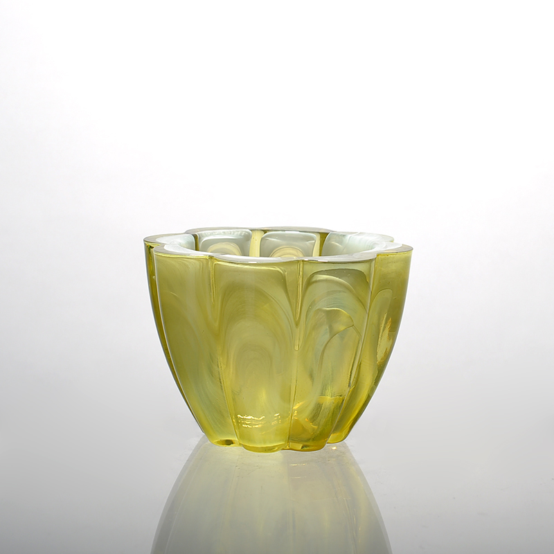 New Machine made color painting candle holder