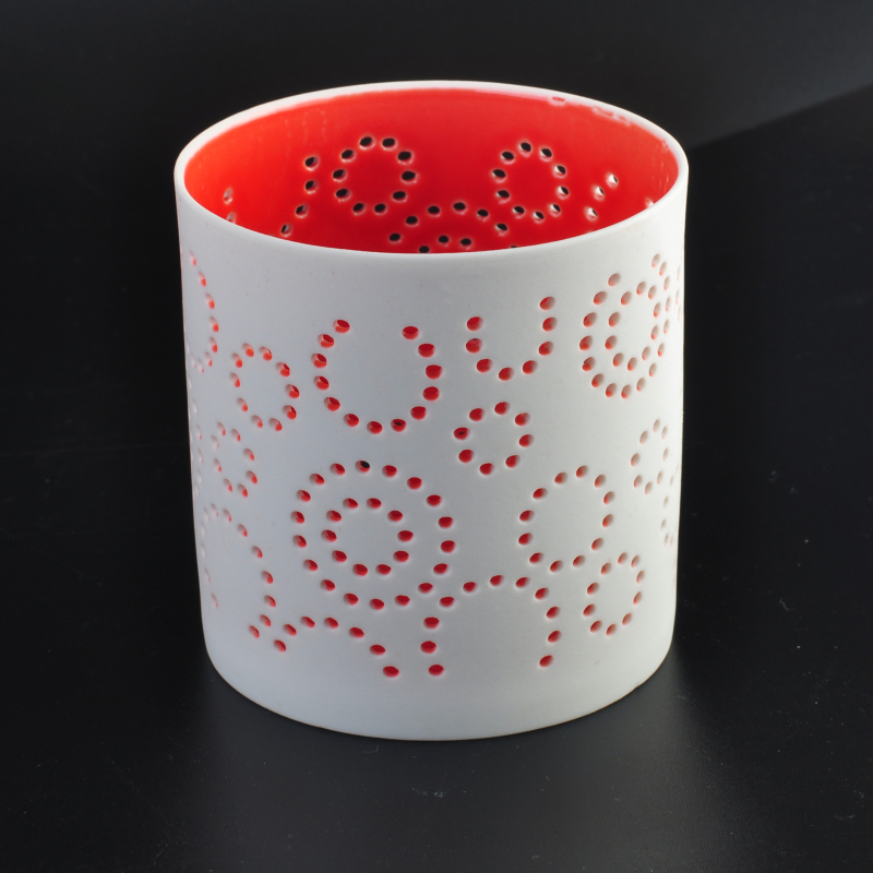 New home decoration ceramic candle holder wholesale