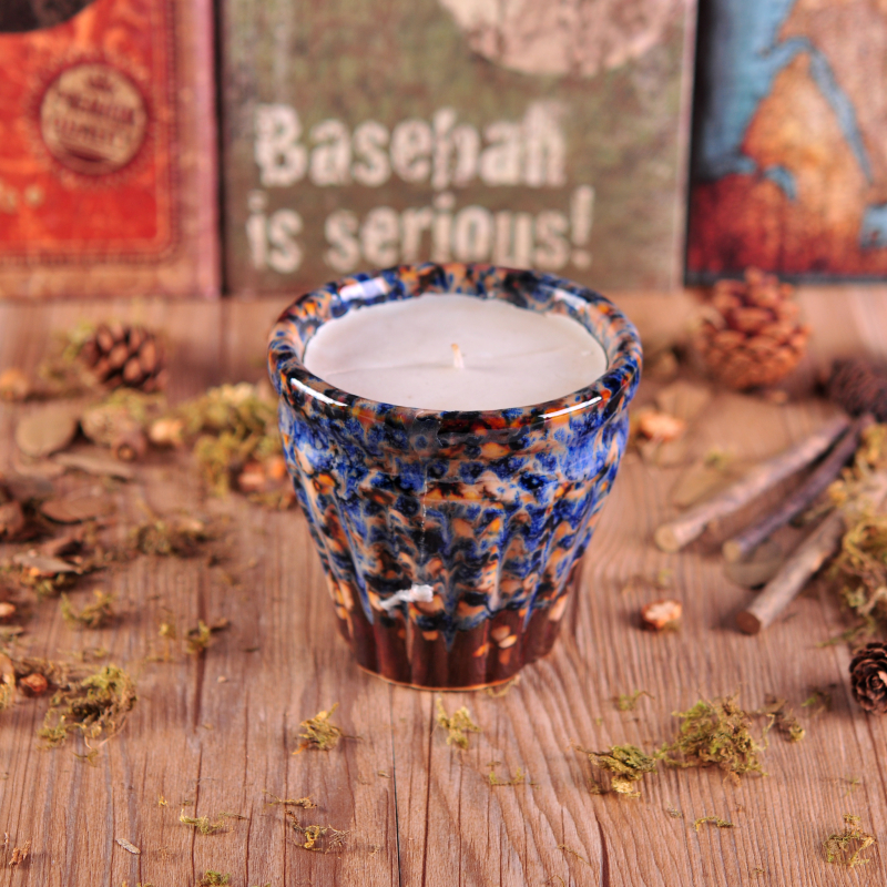 Polished Finish Votive Ceramic Candle Container China