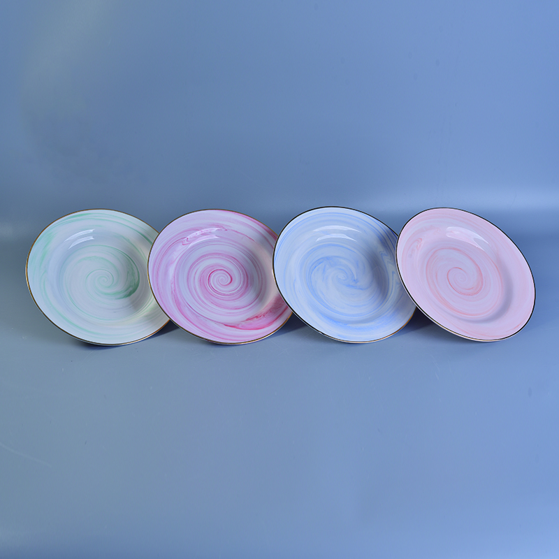 Piatto rotondo piatto all'ingrosso