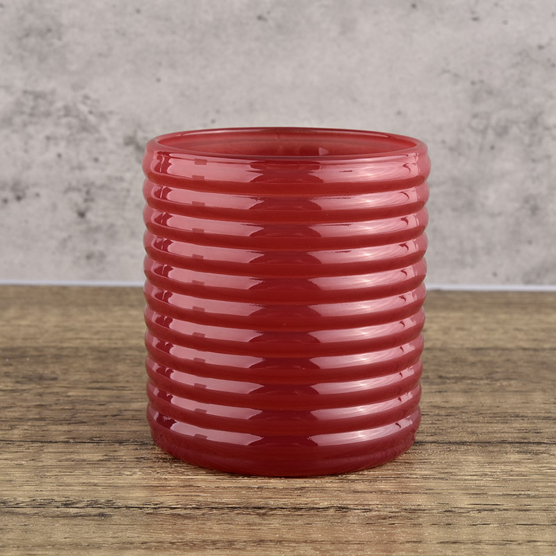 家の装飾用の丸いガラスジャーキャンドル卸売