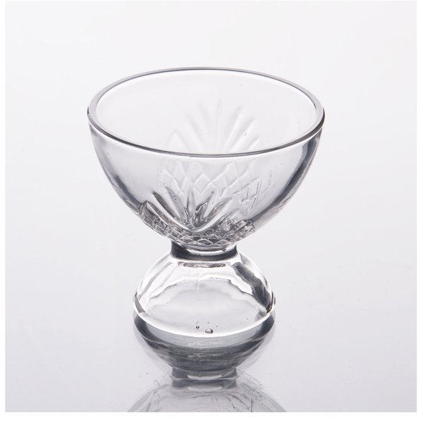 Rotonda gelato di ghiaccio di figura / dessertcup