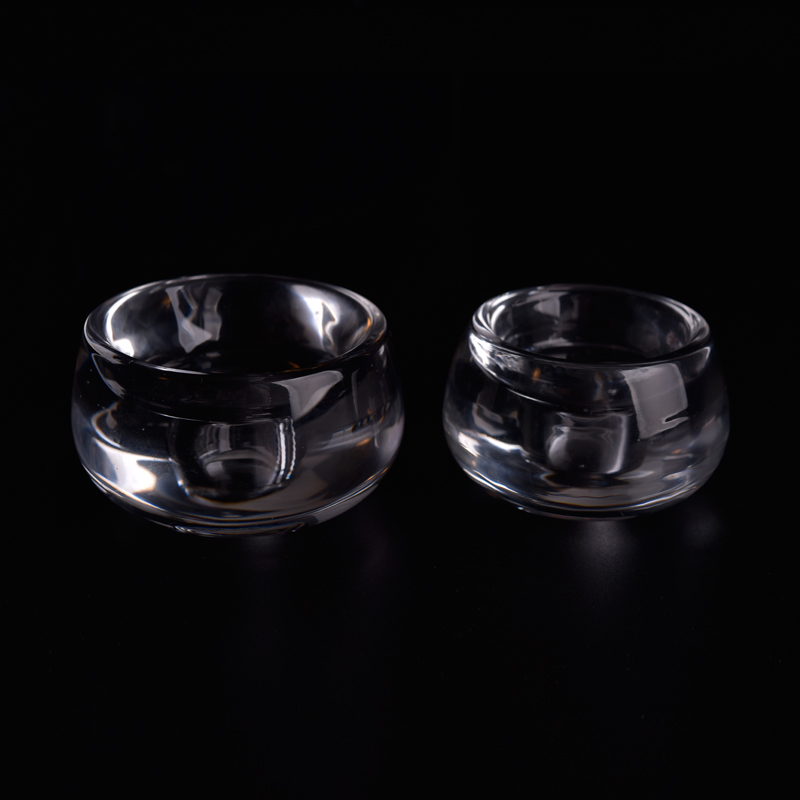 Petite bouteille en verre rond en verre teakight