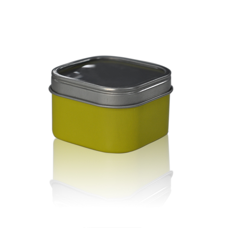 Small tinplate candle holder