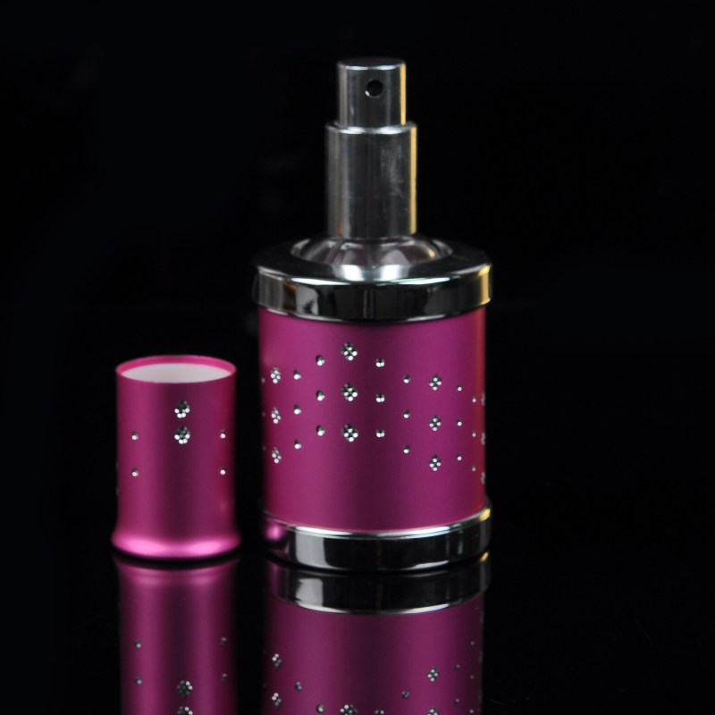 Botella de vidrio de perfume pink Especial