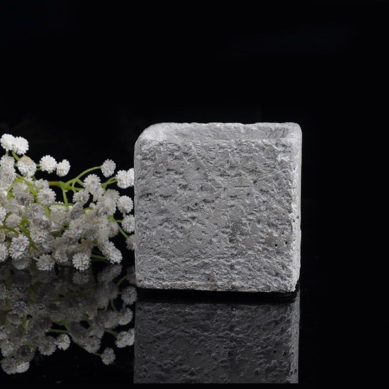 Square Concrete Pemegang Lilin